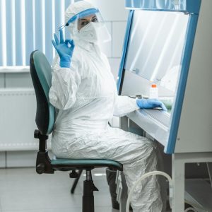 Medical Practitioner doing a Positive Hand Gesture